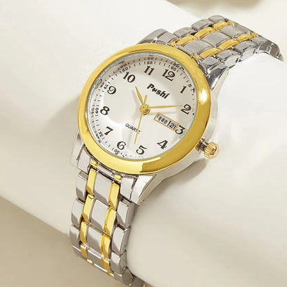 Luxury Women Watches Luminous Waterproof Fashion Ladies Quartz Watch Simple Scale Gold Plated Female Business Wristwatch Clock