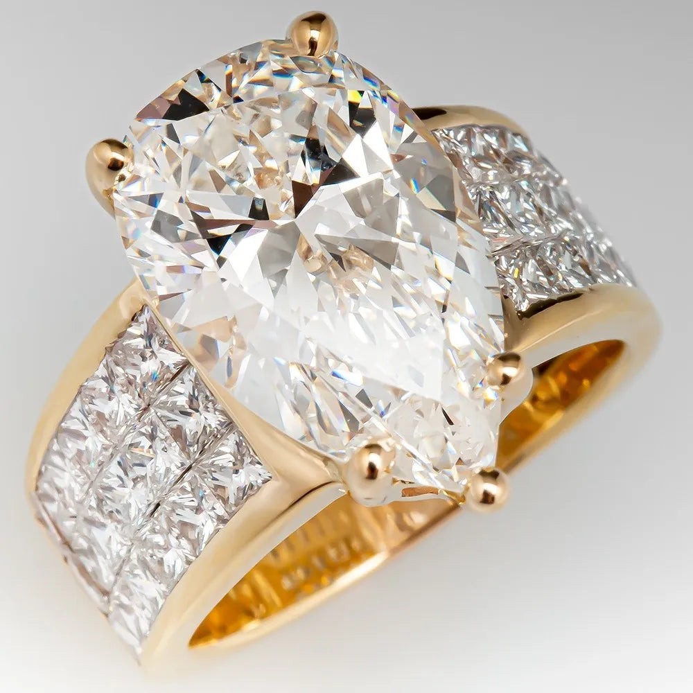 Water Drop 5ct Lab Diamond Ring 925 Sterling silver Engagement Wedding Band Rings for women Bridal Party Jewelry Gift