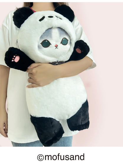 Genuine Mofusand Shark Cat Cute Panda Bunny Plush Toy Cartoon Pillow Hug Pillow Room Decoration Birthday Present Kawaii Gift