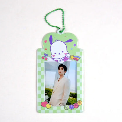 Sanrios Card Bag Cute Anime Figure Cinnamoroll Kuromi Id Bus Card Storage Case Holder Melody Pochacco Students Card Sleeve Gift
