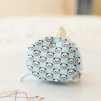 Labubu Clothes Doll Bag 15/17cm V1/2/3 Doll Panda Series Backpack Crossbody Bag Mini Plush Cotton Doll Decoration Accessory Gift