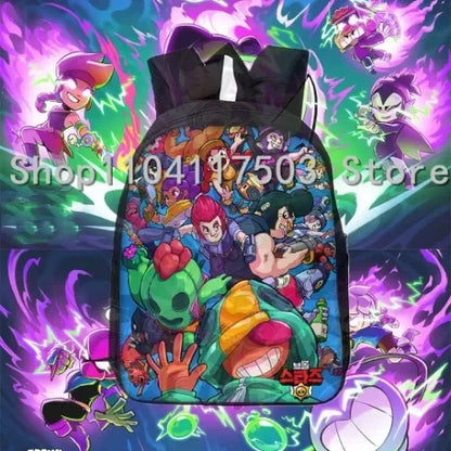 Anime Figures 3Pcs Backpack Set Kawaii Schoolbag Cartoon Mochila Anime Large Capacity 16 inch Bags Birthday Gifts