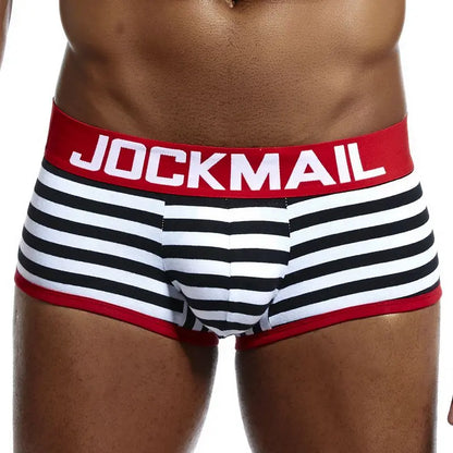 Men's Panties Jockstraps Men Underwear Gay Thong Man Boxer Shorts Underpants Slip Sexy Cotton Pouch Cuecas Gay Thongs G String
