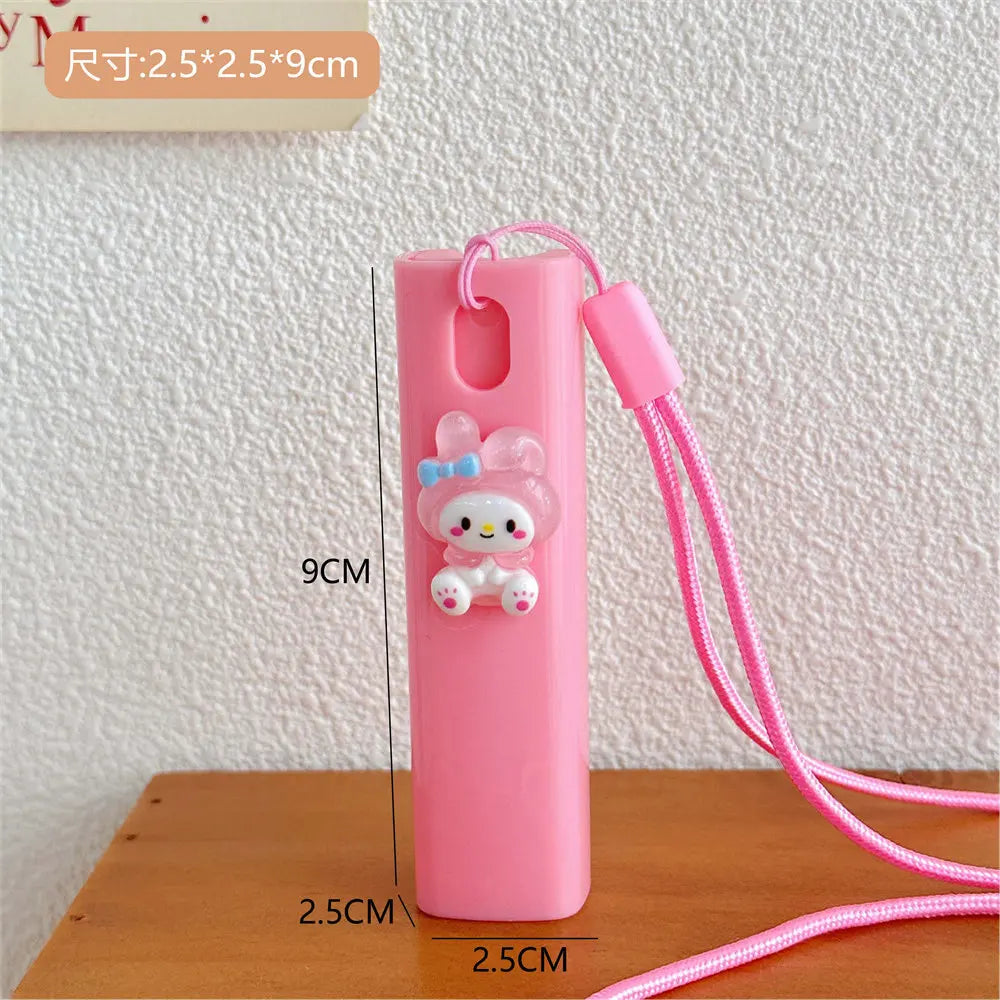Kuromi Sanrio Spray Bottle Cartoon Anime Cinnamoroll Student Travel Portable Cosmetics My Melody Perfume Alcohol Press Bottled