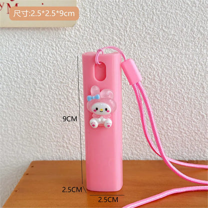 Kuromi Sanrio Spray Bottle Cartoon Anime Cinnamoroll Student Travel Portable Cosmetics My Melody Perfume Alcohol Press Bottled