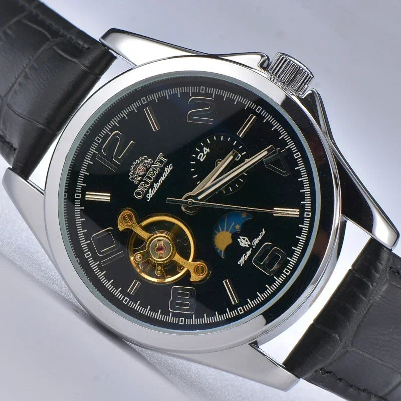 Orient Watches 高品質 AAA クロック 新品 メンズトップウォッチ ラグジュアリー 多機能 オールスチール 自動巻き機械式トゥールビヨン