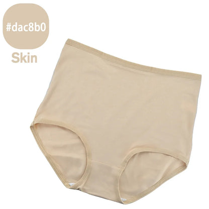 Women Cotton High Waist Panties Soft Breathable Briefs Oversize Underwear Plus Size Lingerie Seamless Ladies Panty Underpants