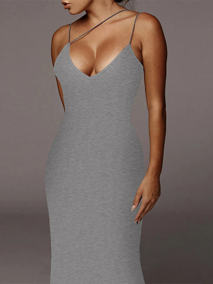 Dulzura Women Party Club Evening Streetwear Leopard Bodycon Midi Dress 2024 Summer Clothes Wholesale Items For Business