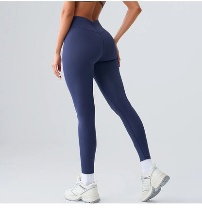 Women Yoga Leggings Fitness Leggings Running Cycling Pants Breathable Sports Leggings High Waist Leggings Workout Gym Clothing