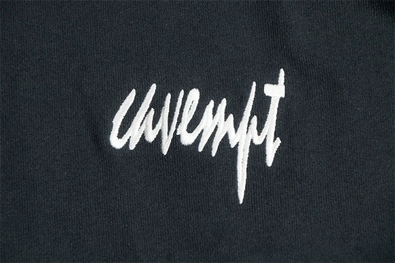 Batik Embroidery Black CAV EMPT Hoodies High Quality CE Retro Pullover Couple Cavempt Hoodie Sweatshirts for Men Women Hooded