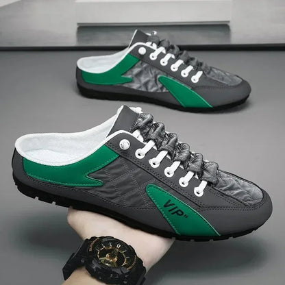 2025 Summer Slippers for Men Trendy Men's Flat Bottom Casual Shoes Soft Sole Support Shoes Men's Sneakers Zapatos De Hombre
