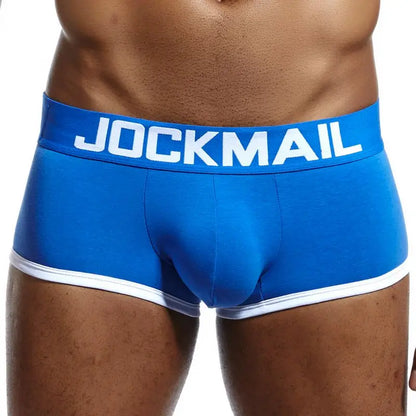 Men's Panties Jockstraps Men Underwear Gay Thong Man Boxer Shorts Underpants Slip Sexy Cotton Pouch Cuecas Gay Thongs G String