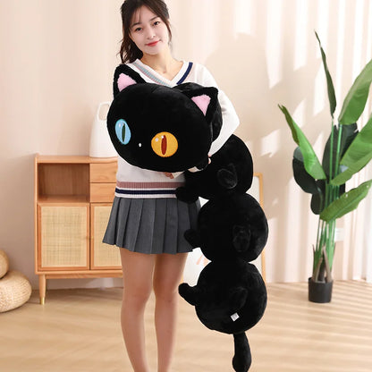 Big Lovely Soft Long Cat Pillow Stuffed Plush Toys Nap Pillow Home Comfort Cushion Kids Birthday Gift Cute Plushies Friend Gift