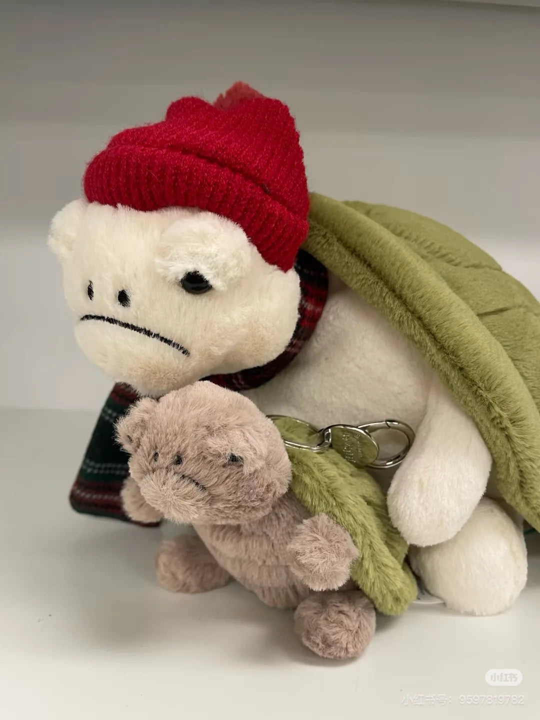 jellycat Mr. Timmy Turtle ペンダント バッグ バッグチャーム 人形 キーチェーン ぬいぐるみ タートル おもちゃ 女の子 かわいい ギフト 赤ちゃん 癒し アクセサリー おもちゃ