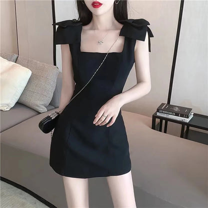 Vintage French Style Women's Sleeveless One-Piece Party Dress Spaghetti Straps Elegant Gown for Special Occasions Fashionable