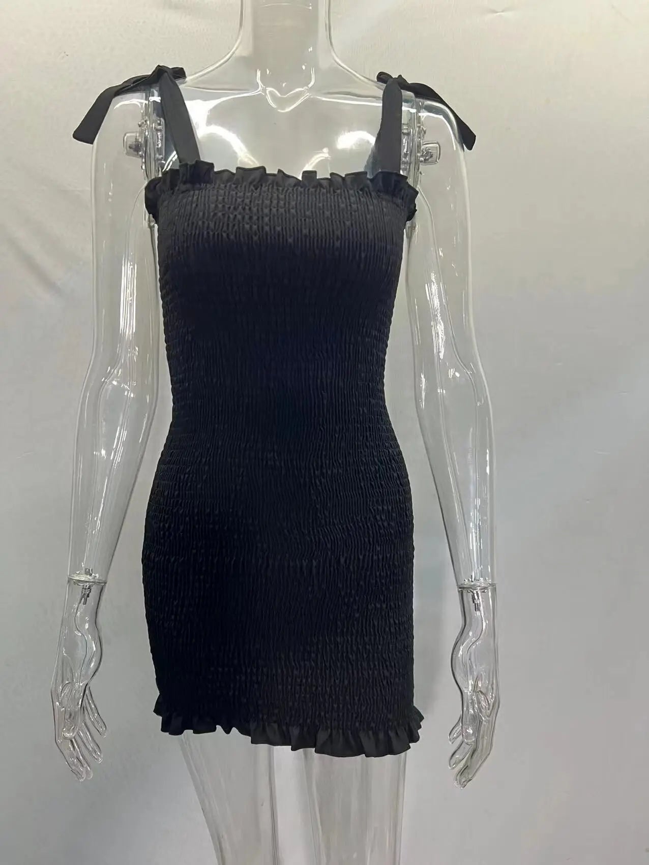 Summer Sexy Slim Print Dress Women Fashion Spaghetti Strap Elegant Package Hips Bodycon Mini Dresses Femlae Beach Party Dress