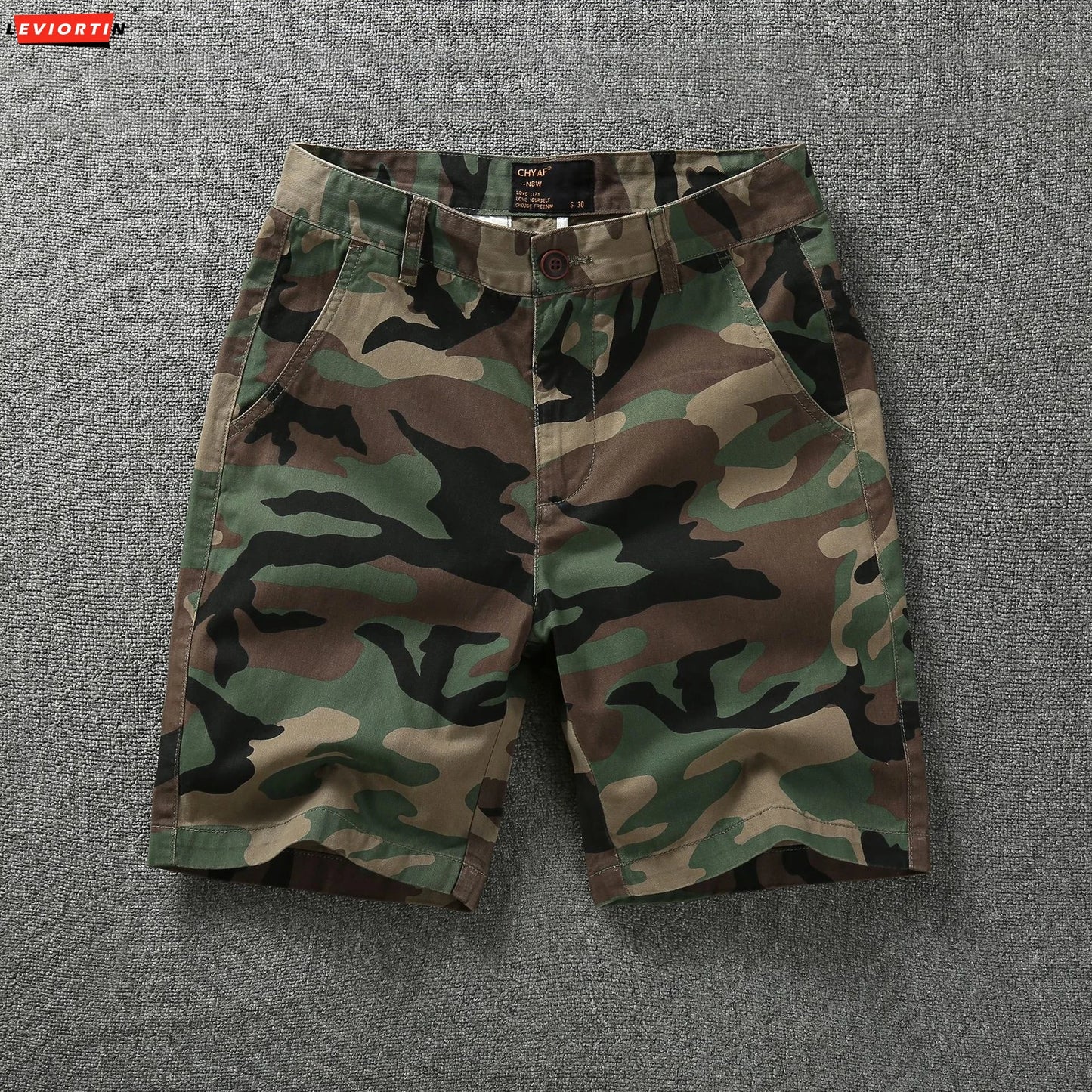2025 Summer Men's Thin Loose Casual Work Short Pants Simple Wearable Camouflage Wear-resistant Tooling Sports Shorts For Man