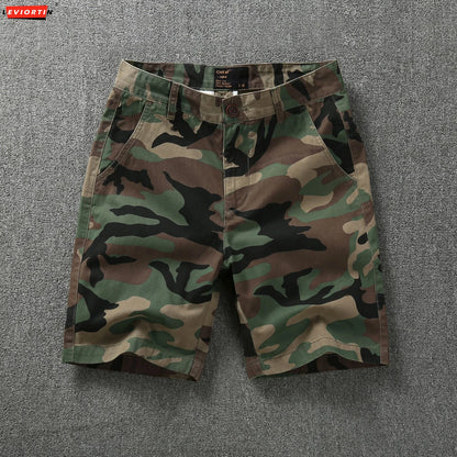 2025 Summer Men's Thin Loose Casual Work Short Pants Simple Wearable Camouflage Wear-resistant Tooling Sports Shorts For Man