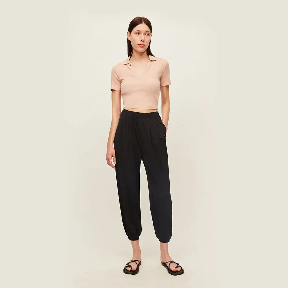 OhSunny レディース ワイドレッグパンツ 日焼け防止 UVカット UPF50+ オーバーサイズ カジュアル トラウザーズ ストリートウェア ルーズストレート フルパンツ 新作