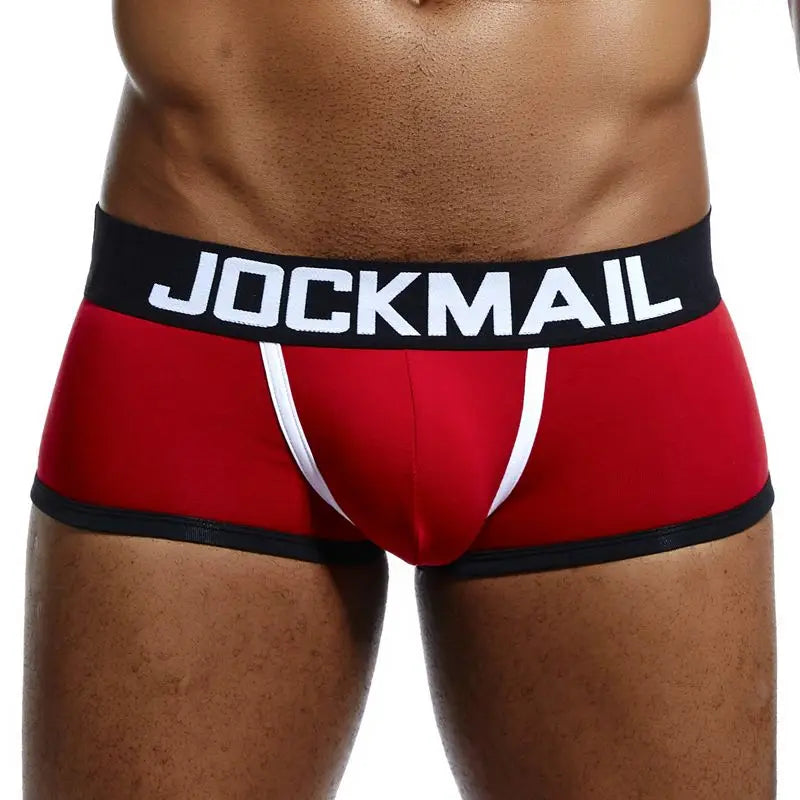 Men's Panties Jockstraps Men Underwear Gay Thong Man Boxer Shorts Underpants Slip Sexy Cotton Pouch Cuecas Gay Thongs G String