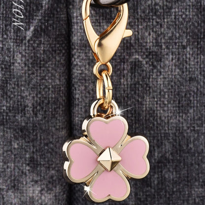 Fashion Bear Cherry Letter C Flower Keychains For Women Metal Y2K Exquisite Bag Pendant Car Key Ring Jewelry Gift Accessories