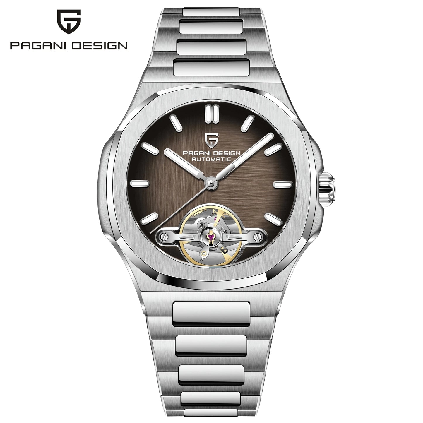 PAGANI DESIGN Men's Watch Luxury Mechanical Watches For Man Tourbillon Automatic Wristwatch Sapphire Mirror Clock Man Sport Gift