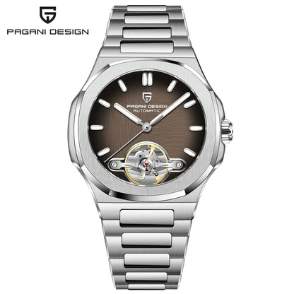 PAGANI DESIGN Men's Watch Luxury Mechanical Watches For Man Tourbillon Automatic Wristwatch Sapphire Mirror Clock Man Sport Gift