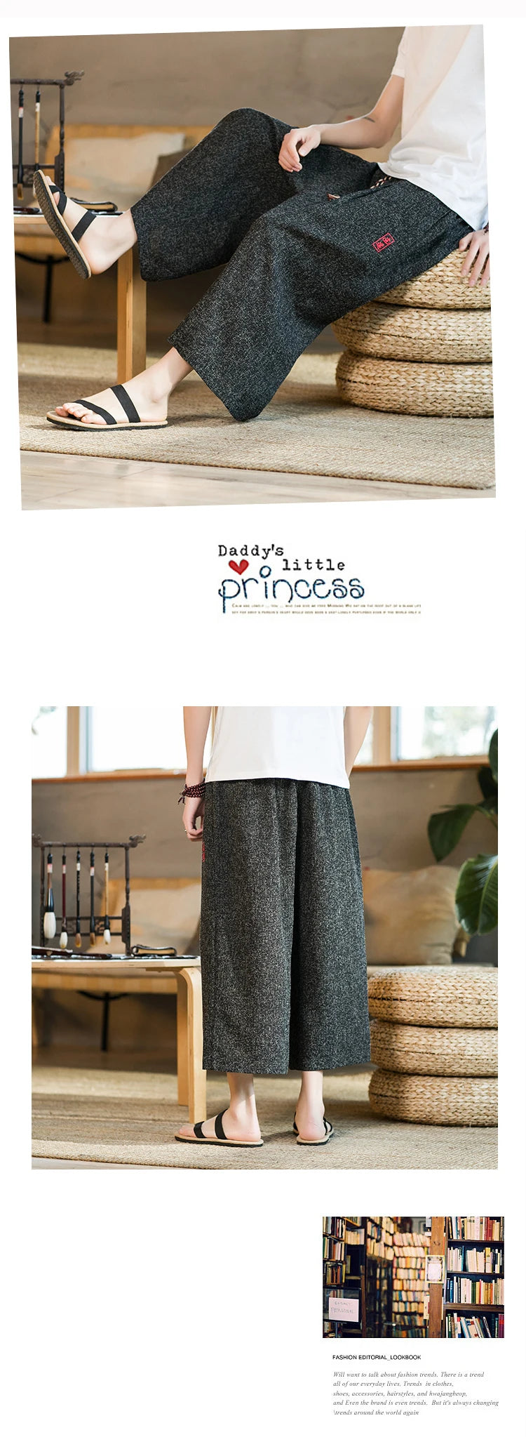 Japan Style Kimono Pants Men Bath Pant Japanese Samurai Harajuku Casual Loose Mens Shorts Yukata Wide Leg Trousers Plus Size 5XL
