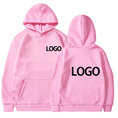 Customized Printing Men's and Women's Hoodies, Loose Casual Clothing, Fashionable Long Sleeved Hooded Pullover, 2025
