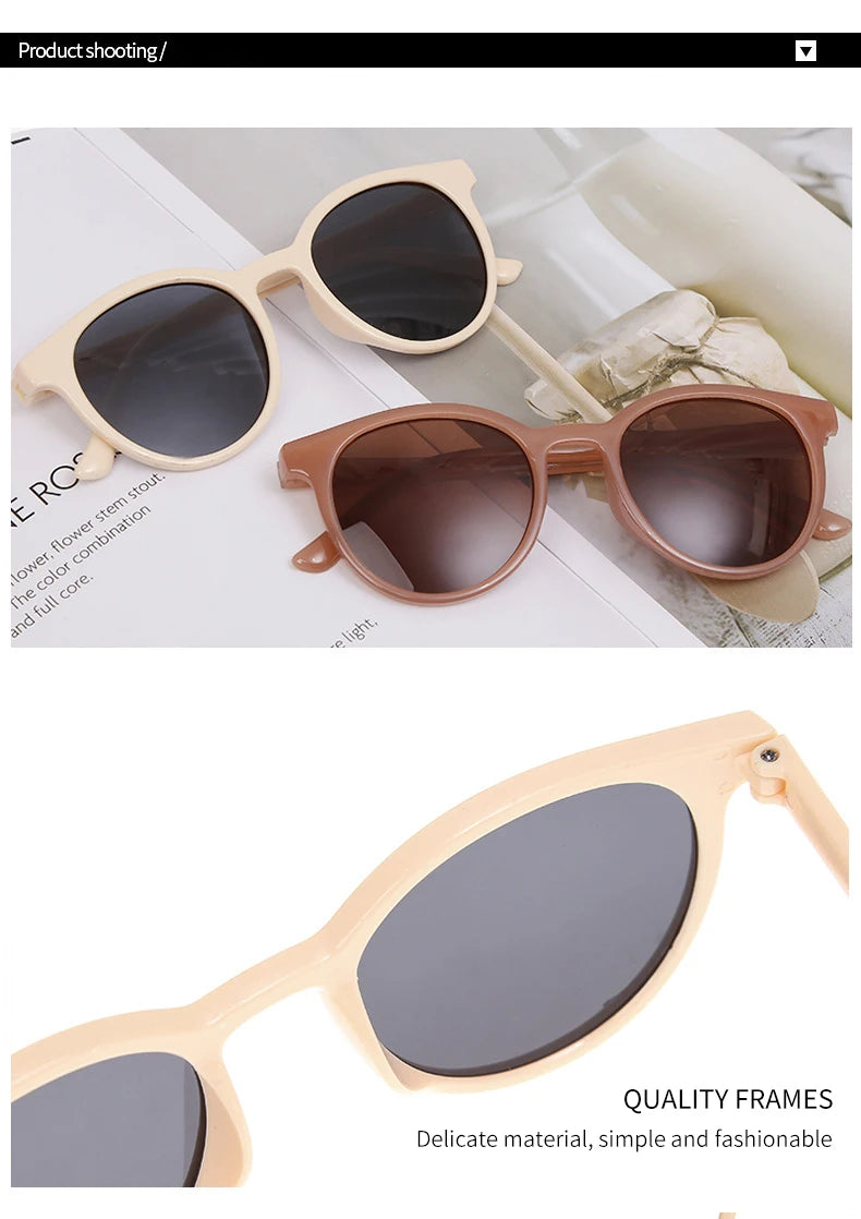 2022 Sunglasses for Women Men Retro Round Full Frame Sun Glasses Female Brand Design Fashion Oversized Shades Eyewear UV400