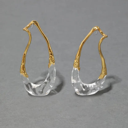 Modern Jewelry European and American Design Irregular Earrings For Women Party Gifts Exaggerative Ear Accessories Hot Selling