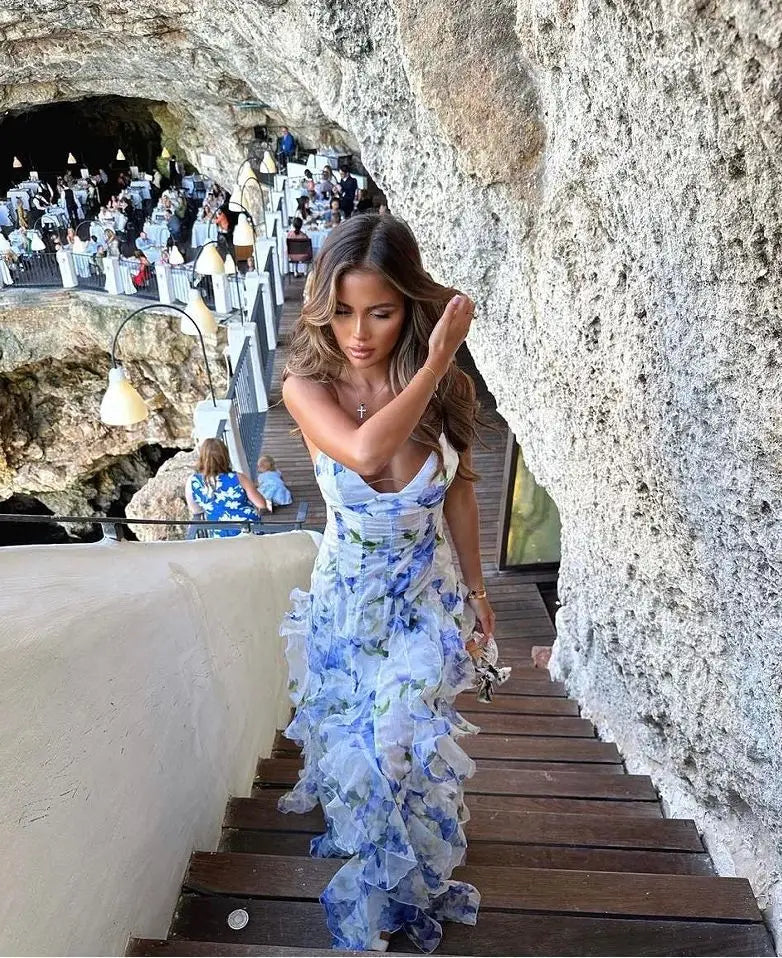 Long dresses Elegant Off Shoulder Evening Dress 2025 Princess Sleeve Chiffon Gown for Women Party Prom Formal Wear Long A-Line