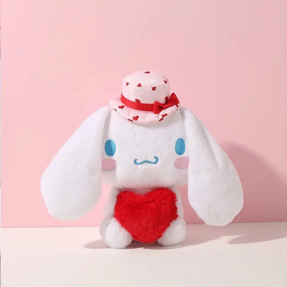 Kawaii Anime Sanrioed Hello Kitty Kuromi Cinnamoroll Plush Dolls Room Ornaments Pillow Toy Girl Children Birthday Valentine Gift