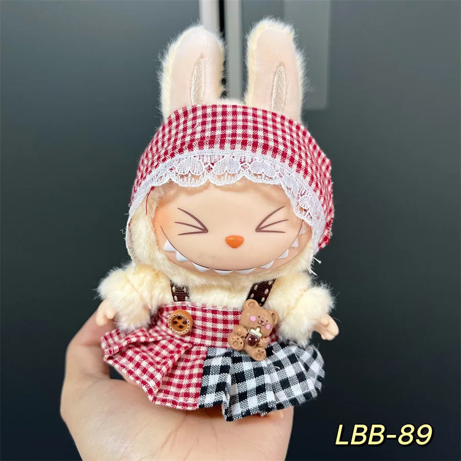 V1 V2 V3 NEW ミニドール服セット アクセサリー 韓国Kpop Exo 17cm Labubu アイドル クール ハンサム 衣装 ギフト