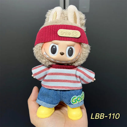 V1 V2 V3 NEW ミニドール服セット アクセサリー 韓国Kpop Exo 17cm Labubu アイドル クール ハンサム 衣装 ギフト