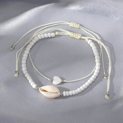 Bohemia Natural Shell Anklets for Women Foot Jewelry Summer Beach Barefoot Bracelet Ankle on Leg Chian Ankle Strap Accessories