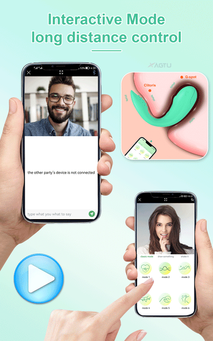 Powerful APP Bluetooth Vibrator for Women Panties with 2 Motors G Spot Dildo Massager Vibrating Love Egg Sex Toys for Adults
