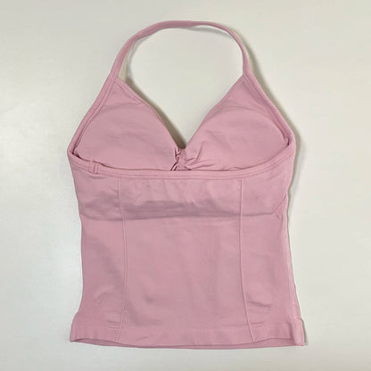 2pcs Gym Set Women Backless Tank Top and Scrunch Seamless Yoga Shorts Suits Fitness Yoga Set Activewear Workout Sets Sports Suit