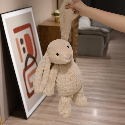 かわいい長い耳のウサギのぬいぐるみぬいぐるみバニー人形赤ちゃんの睡眠仲間ぬいぐるみ人形子供へのギフト