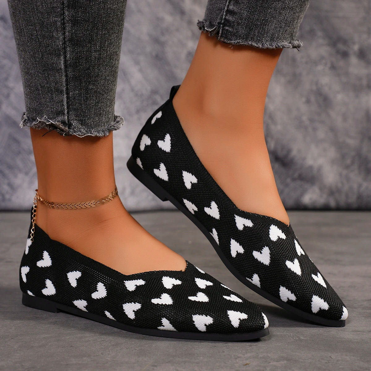 Women Flats 2024 New Spring Ballet Fashion Pointed Single Shoes Soft Sole Flying Woven Flat Shoes for Women Zapatos De Mujer