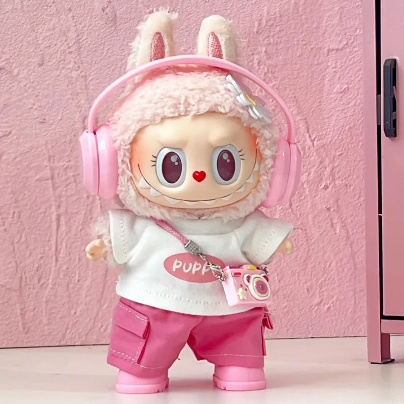 【No doll】17cmラブブ用かわいいデコレーション小さな服 v1/v2/v3 ベビー服 クールセーター ラブブアクセサリーとして着せられるドール用