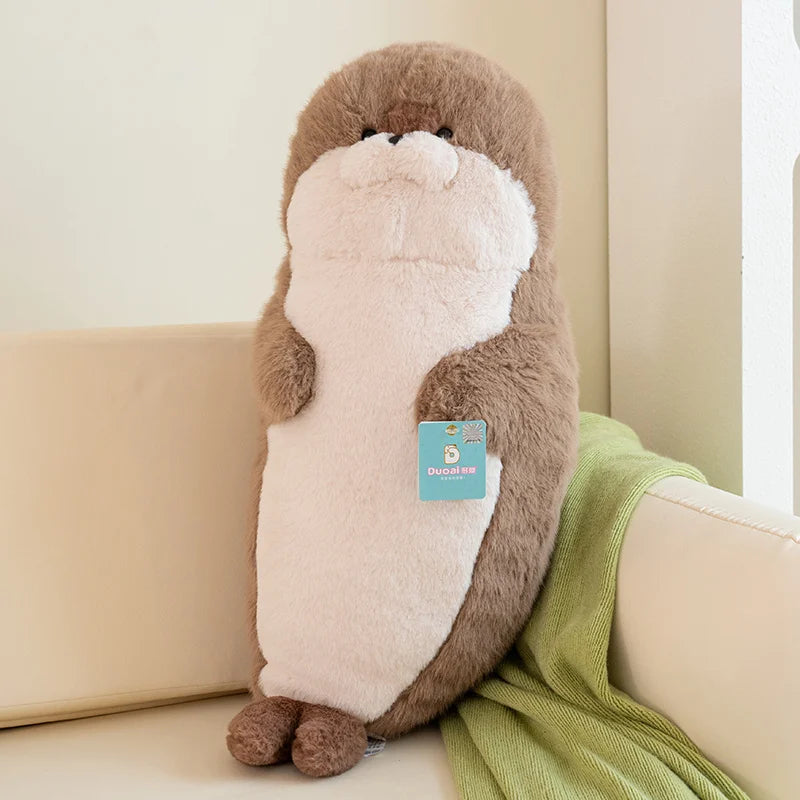 高品質 本物 かわいい 漫画 海の生き物 カワウソ ぬいぐるみ 枕 ヘッドセット ブルーシール カワウソ ぬいぐるみ 誕生日プレゼント