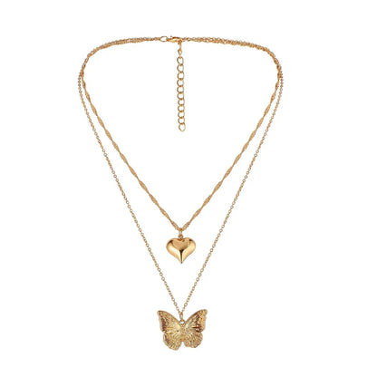 Luxurious Square Pink Zircon Pendant Necklace For Women Fashionable Personalized Daily Accessory Party Jewelry Birthday Gifts