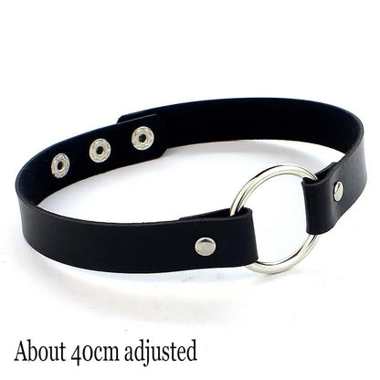 Woman Black Bat Punk Choker Collar Necklace Sexy PU Leather Heart Lock Key Spike Gothic Cosplay Accessories Party Jewelry New