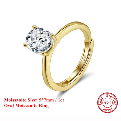 Effie Queen 925 Sterling Silver Eternity Ring with Brilliant Round-Cut Moissanite, Versatile Piece to Complement Any Event MOR01