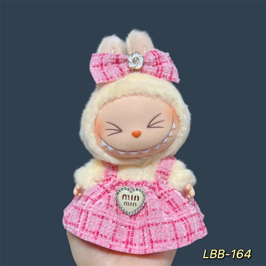 17cm Labubu ぬいぐるみスカート - DIY服アクセサリーにぴったりのかわいいスカートセット ギフト 173個販売済み