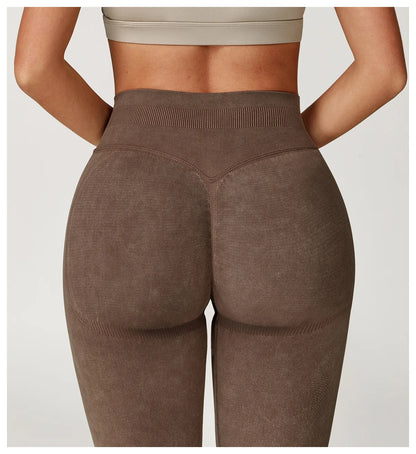 Female Seamless High Waist Gym Running Lounge Pants Yoga Pants Sports Leggings Women's Gym Leggings Butt Liftting Workout Tights