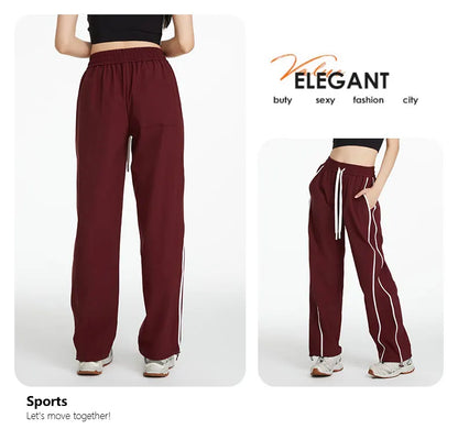 Sports Trousers for Women in Summer Cool Windproof Outdoor Mountaineering Loose Casual Wide-leg Pants Sun Protection Trousers