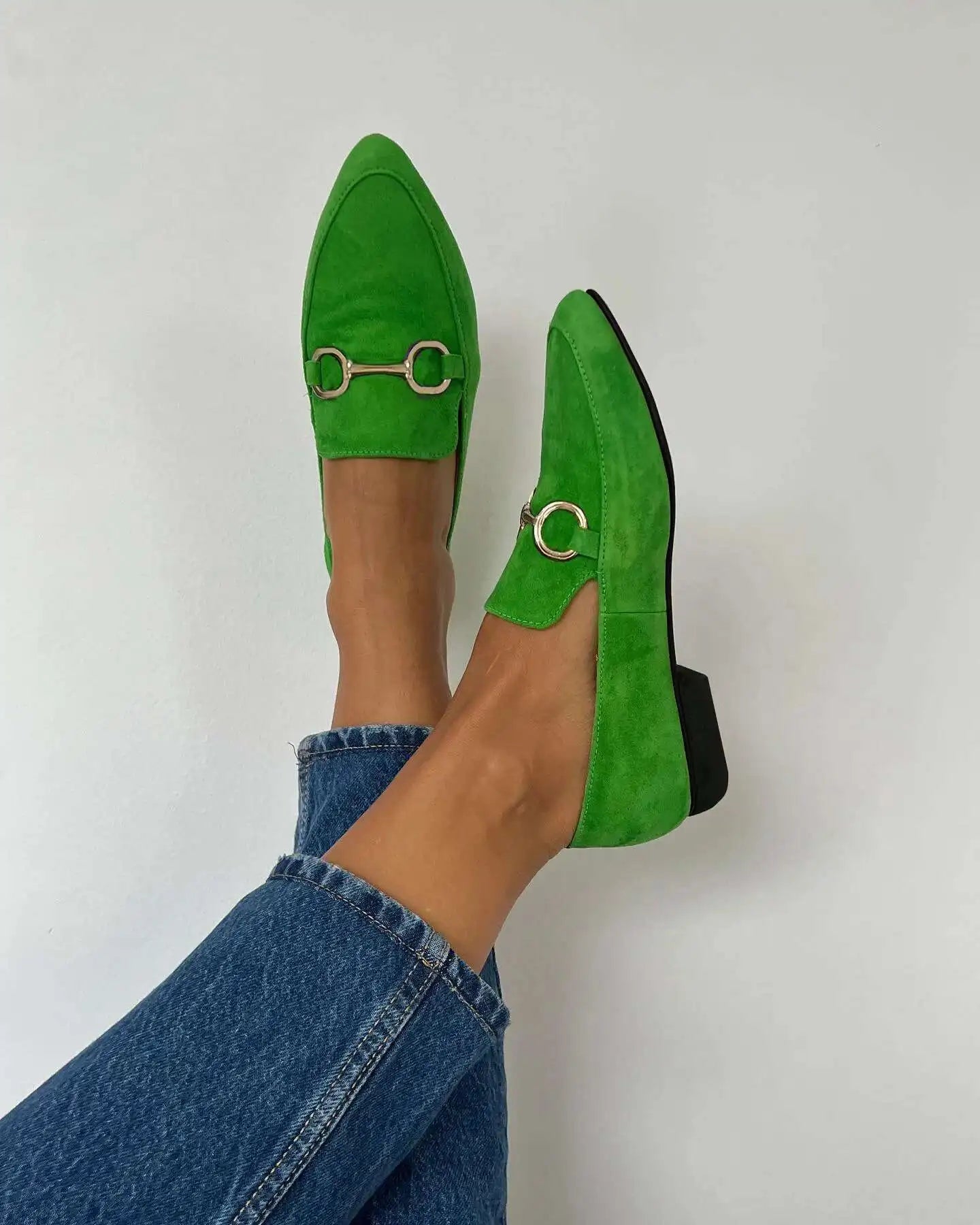 2025 Flat Loafer Shoes For Women Outwear Shoes Low Heels Moccasin Casual Chaussure Femme