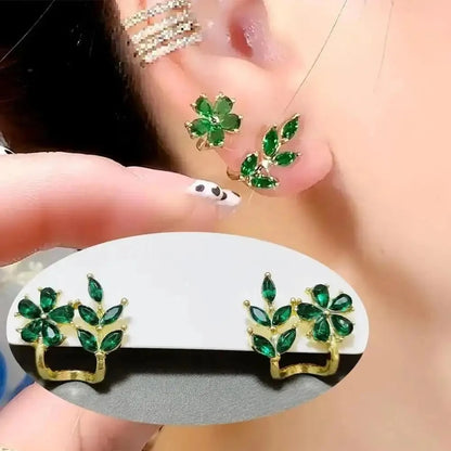 925 Silver Needle Korean Fashion Dream Colorful Crystal Earrings For Women Jewelry 2025 Trending Luxury Cube Sugar Stud Earrings